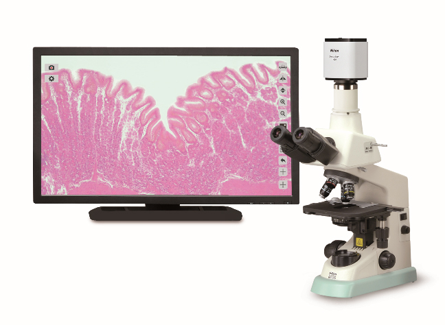 ECLIPSE E100教学显微镜和Digital Sight 1000组合实例